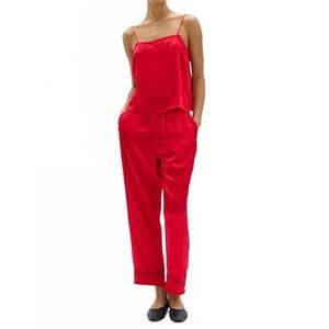 NEW RAQUEL ALLEGRA camden pants in red